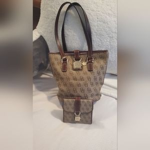 Dooney & Bourke Bucket Bag and Matching Wallet